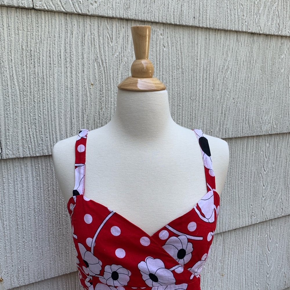 Summer vintage dress Floral print